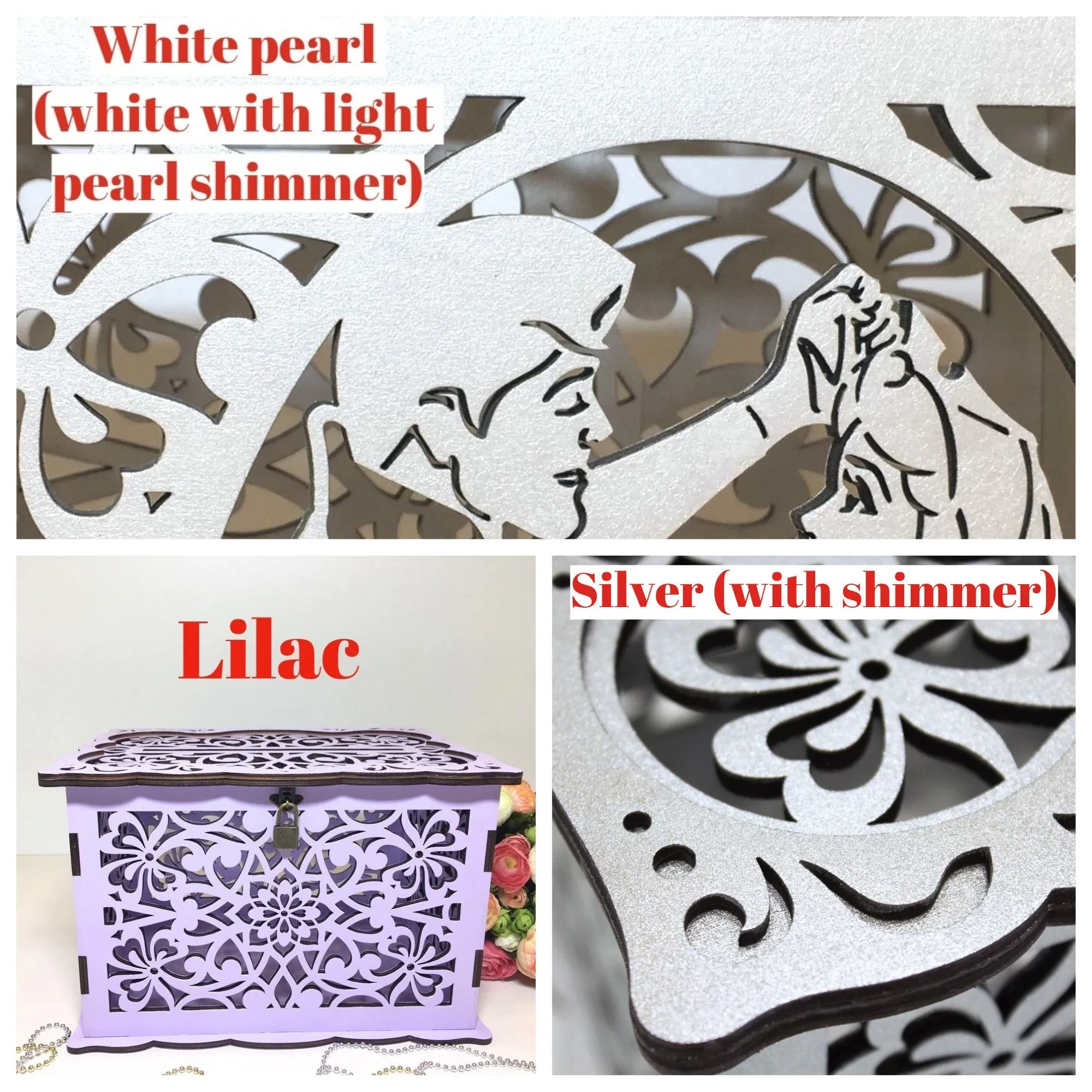 Beauty Beast Wedding Card Box the Enchanted Rose Card Holder Handmade