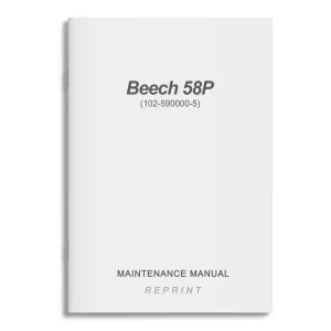 Beech 58P Maintenance Manual (102-590000-5)