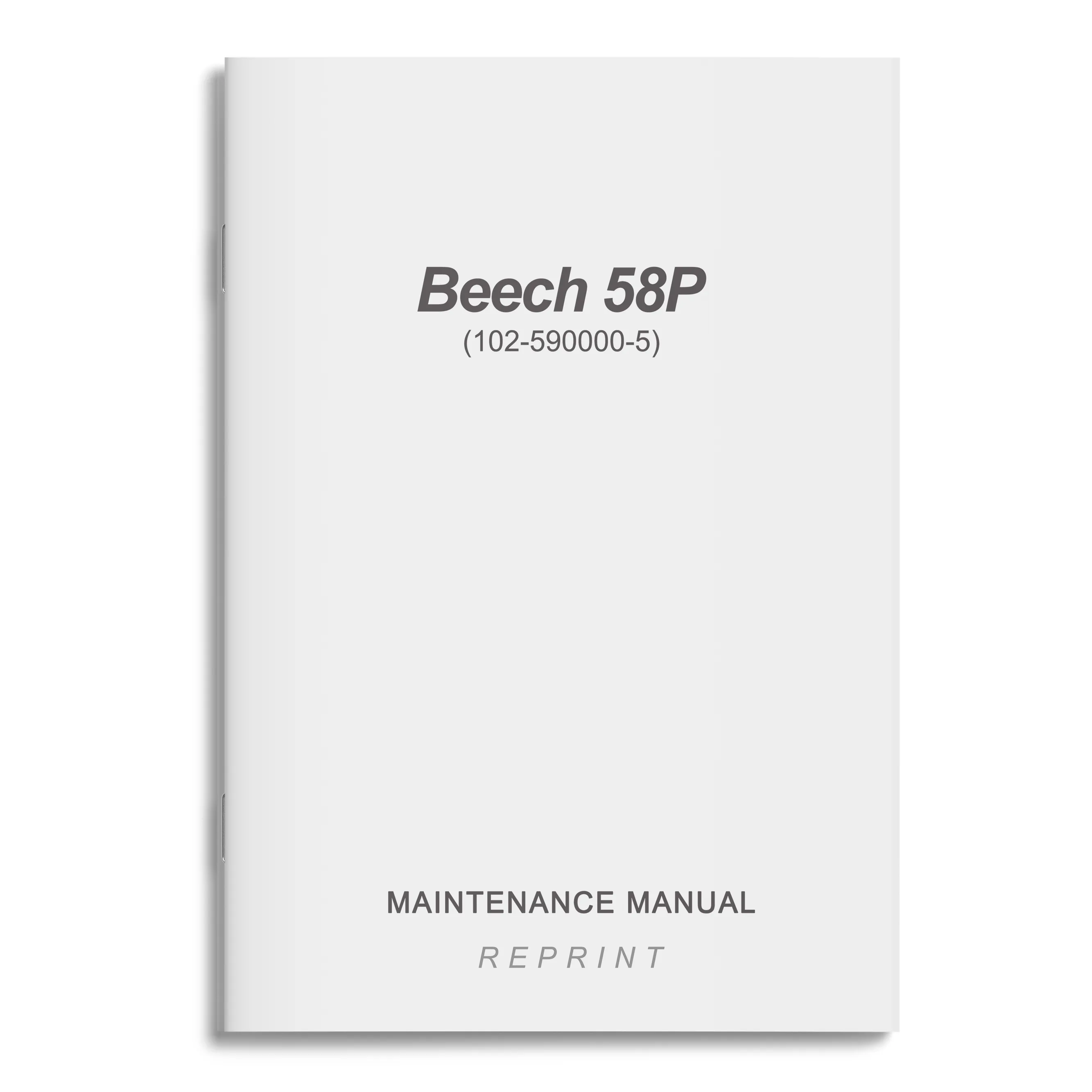 Beech 58P Maintenance Manual (102-590000-5)