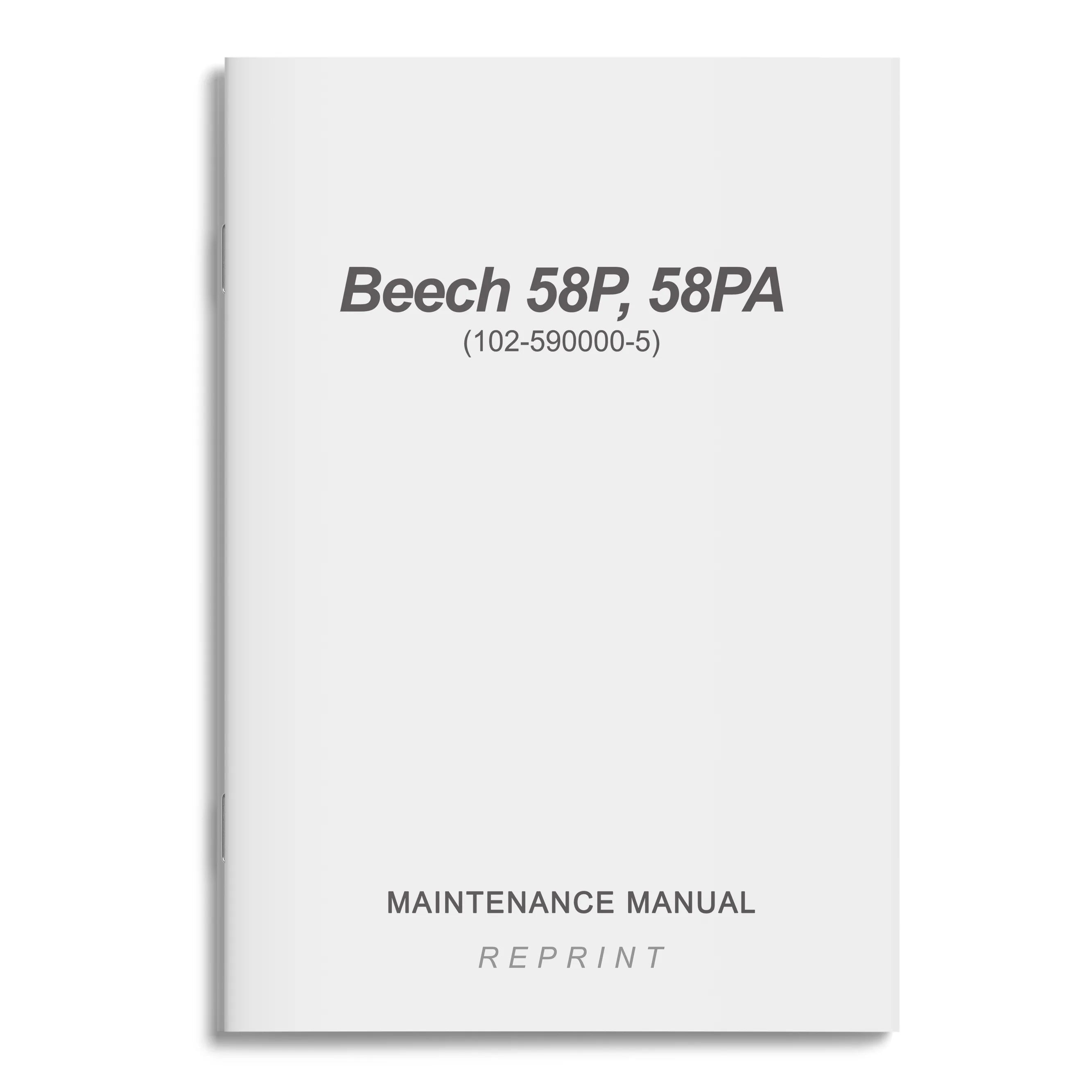 Beech 58P,58PA Maintenance Manual (102-590000-5)