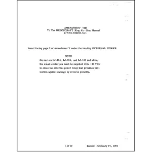 Beech King Air 90, A90 Shop Manual 1966 (65-590016-5C1)