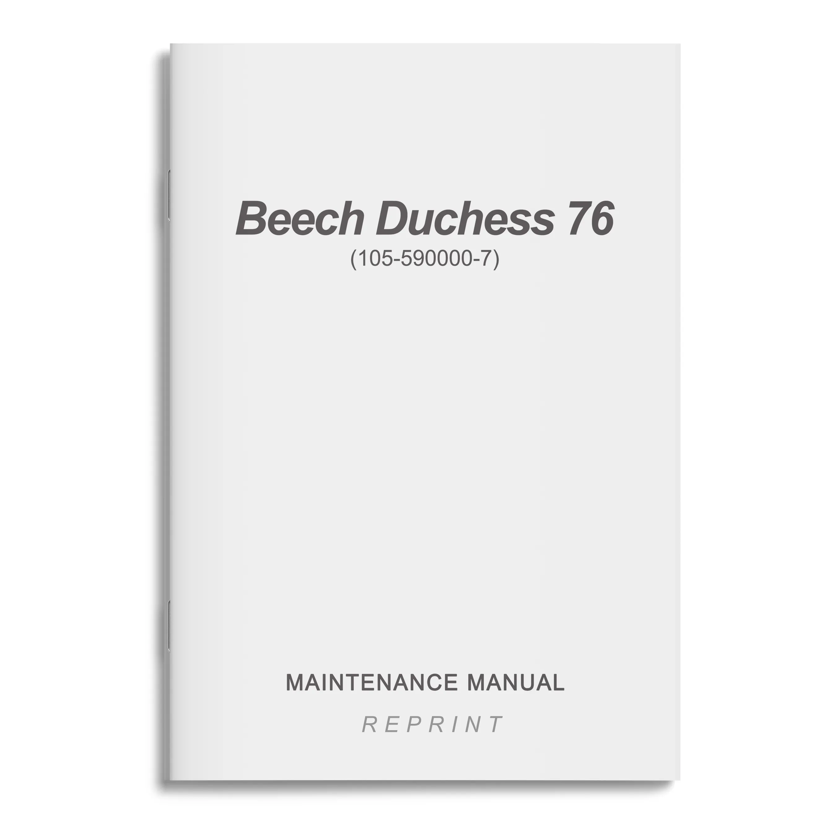 Beech Model 18 Maintenance & Operations (BE18-M-OP-C)