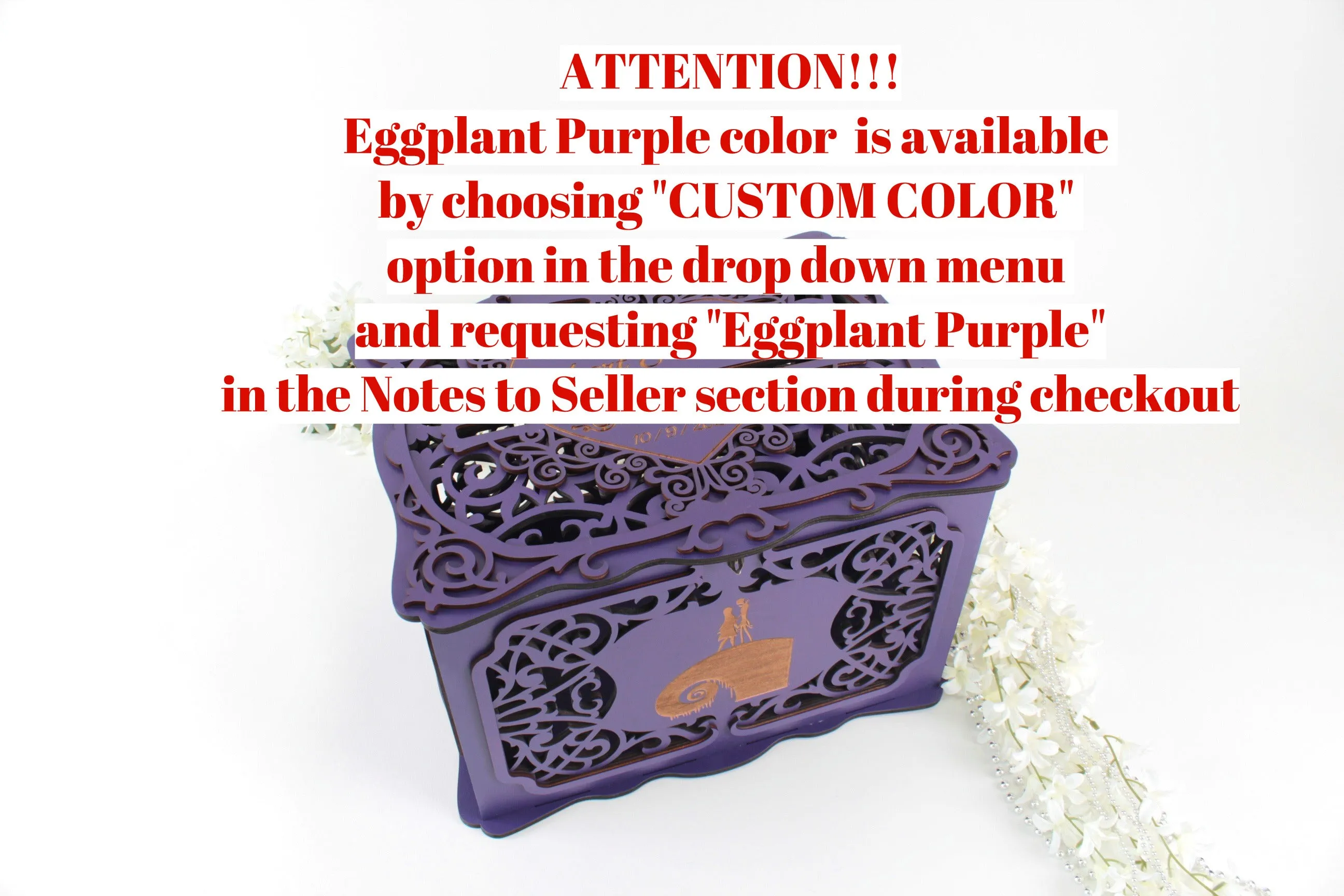 Before Christmas Wedding Card Box Jack Sally Halloween Money Handmade