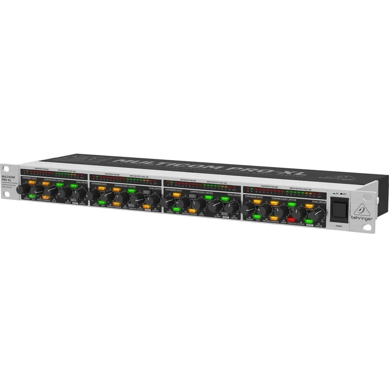 Behringer MDX4600V2 Compressor/Limiter 4 Channel/Peak Limiter with Dynamic Enhancer and Low Contour Filter