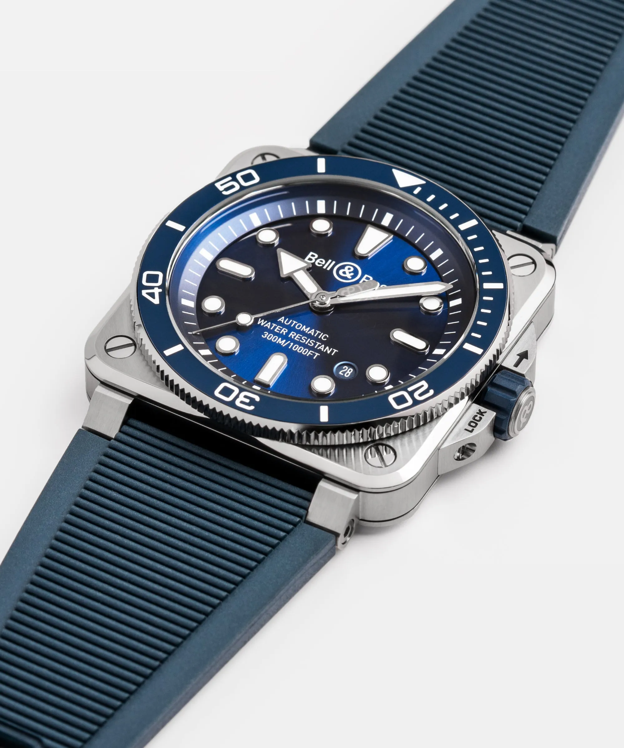 Bell & Ross BR03 Diver 42mm BR03A-D-BLU-ST/SRB