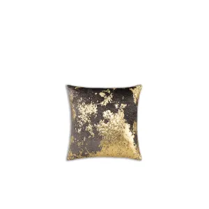 BELLA CHARCOAL GOLD FOIL PILLOW