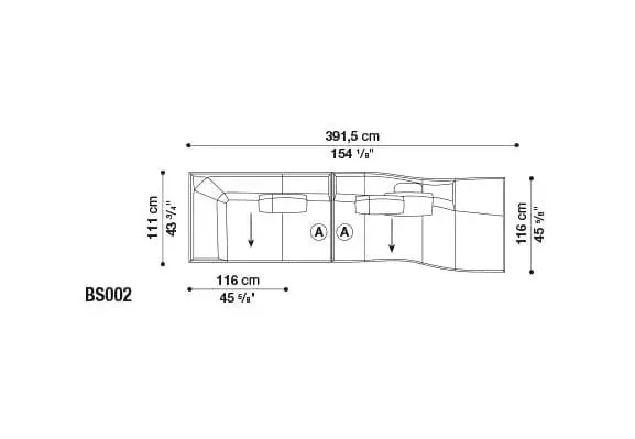 Bend - Sofa