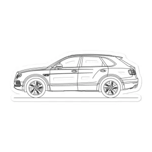 Bentley Bentayga Outline Sticker