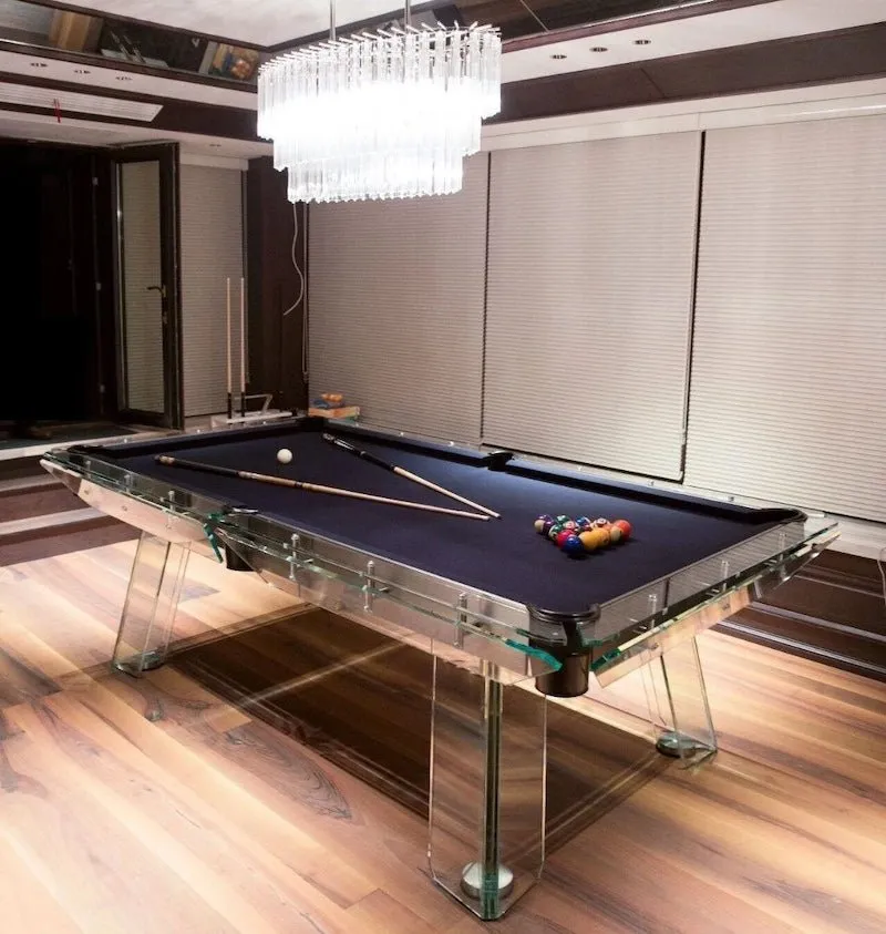 Berlin Glass Pool Table