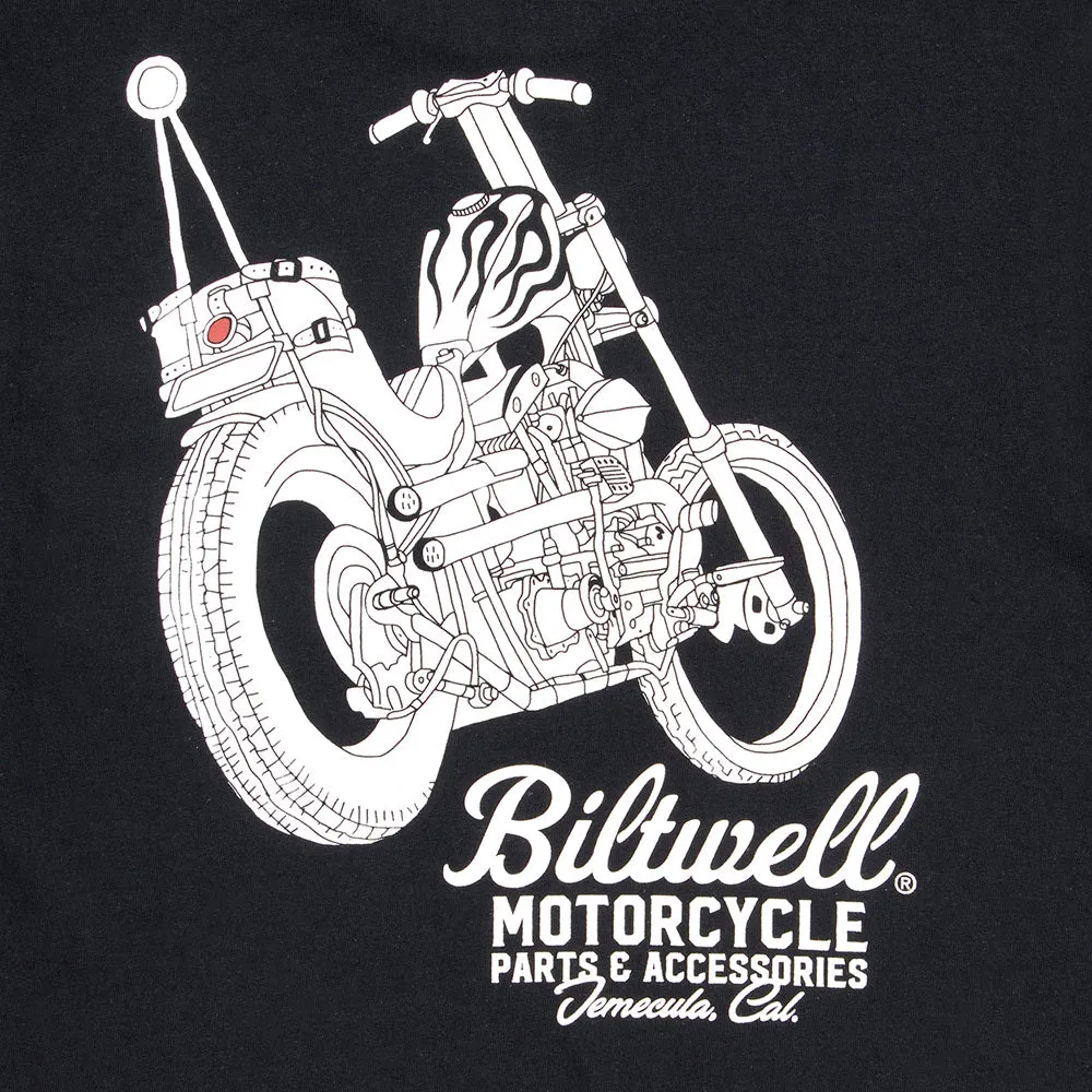 BILTWELL POCKET T-SHIRT [CHOPPER BLACK]