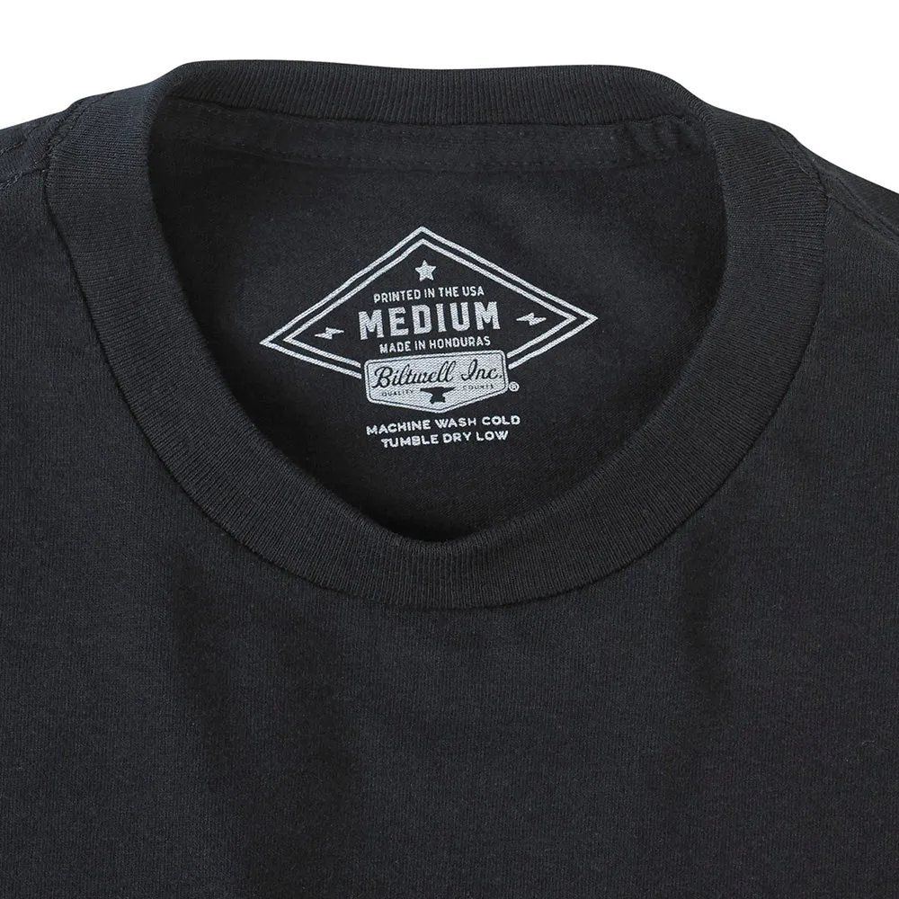 BILTWELL POCKET T-SHIRT [CHOPPER BLACK]