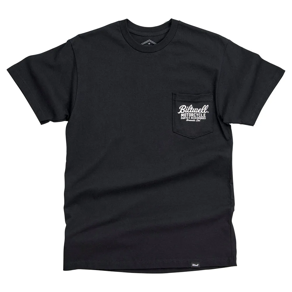 BILTWELL POCKET T-SHIRT [CHOPPER BLACK]