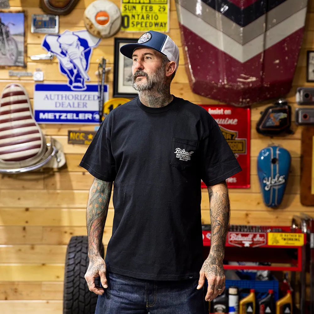 BILTWELL POCKET T-SHIRT [CHOPPER BLACK]