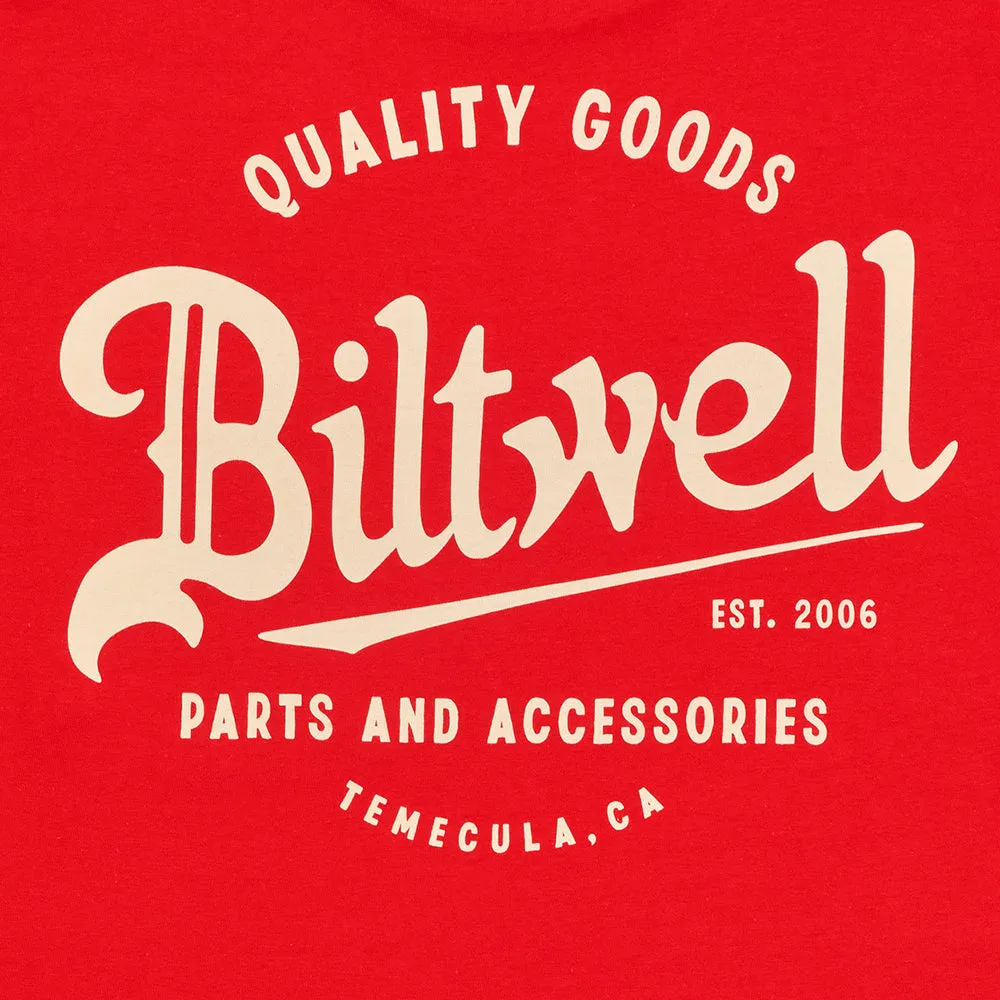BILTWELL POCKET T-SHIRT [QUALITY GOODS RED]