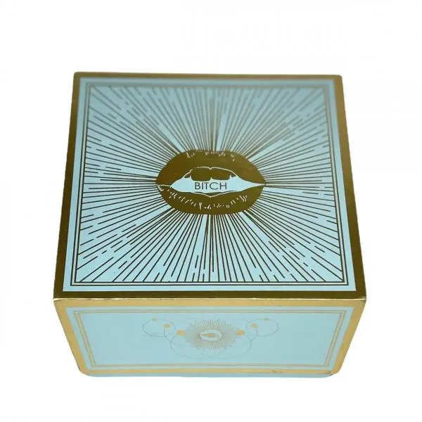Bitch Tea Cup - White/Gold