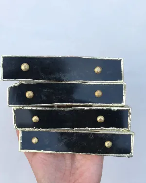 Black Agate Cabinet Door Pull Handle - Set of 4