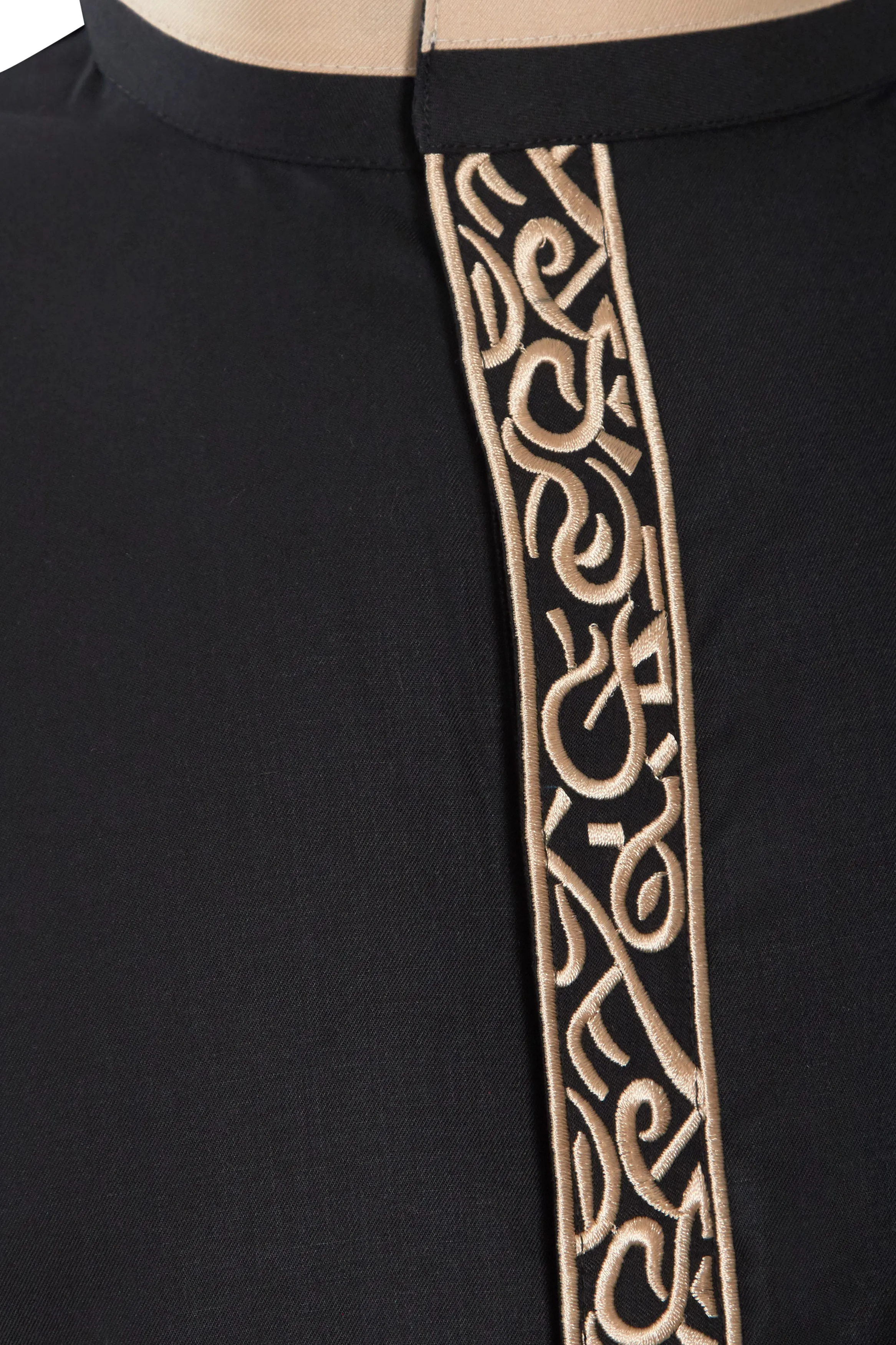 Black & Gold - Embroidery Thobe
