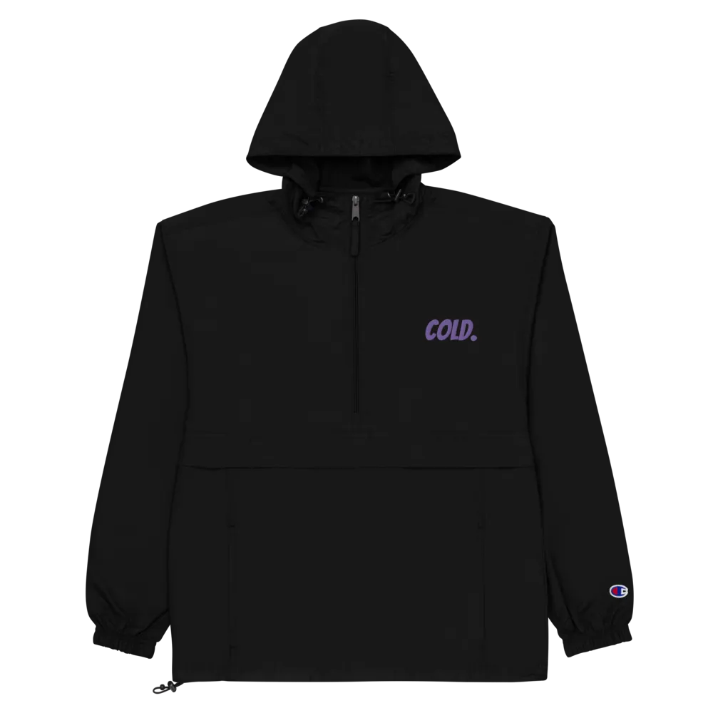 Black & Purple Windbreaker