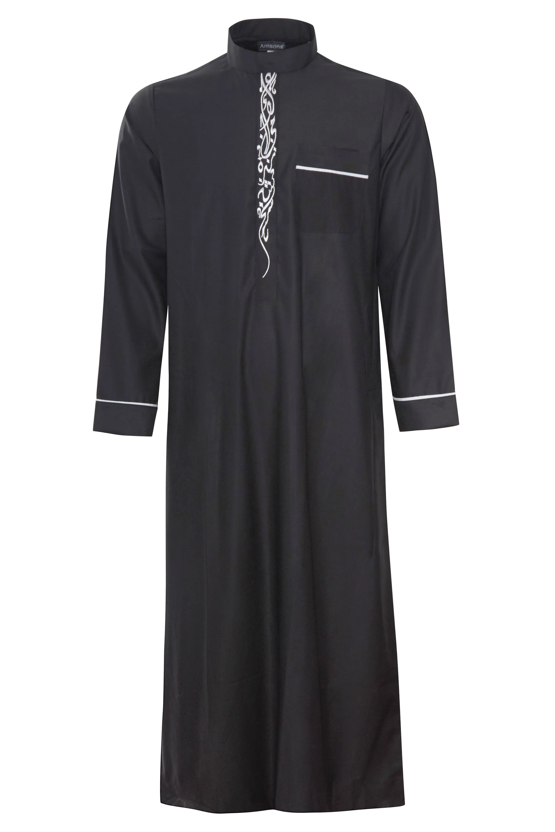 Black & White - Embroidery Thobe