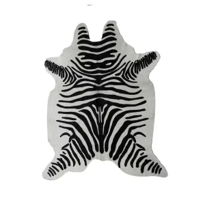 Black & White Zebra Premium Brazilian Cowhide, XL CH17SW I
