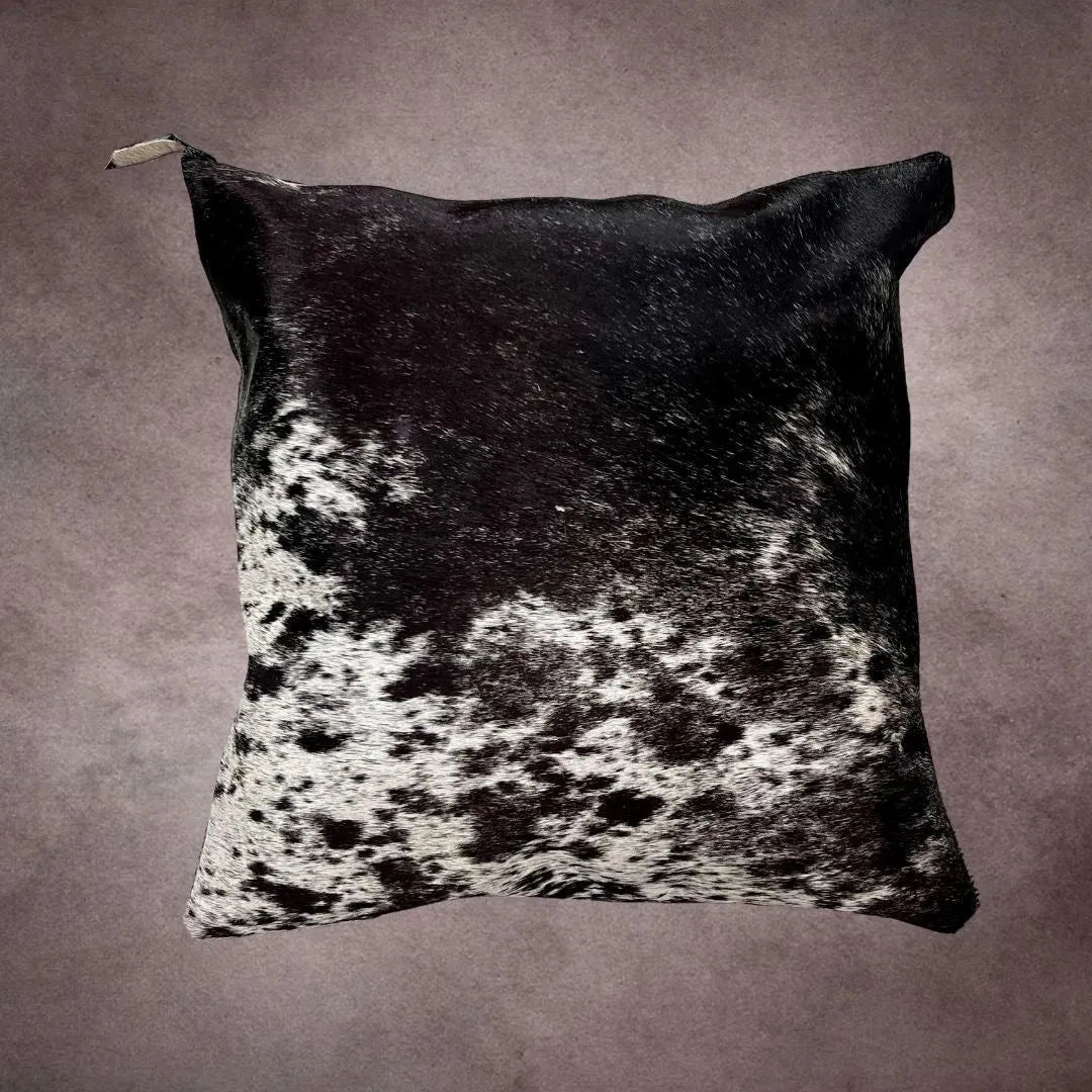 Black and White Cowhide Pillow Cover---PL045