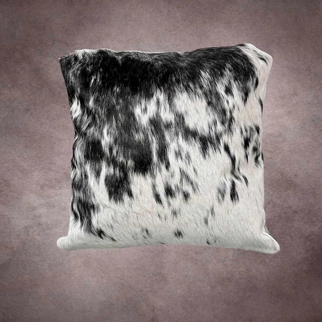 Black and White Cowhide Pillow Cover---PL114