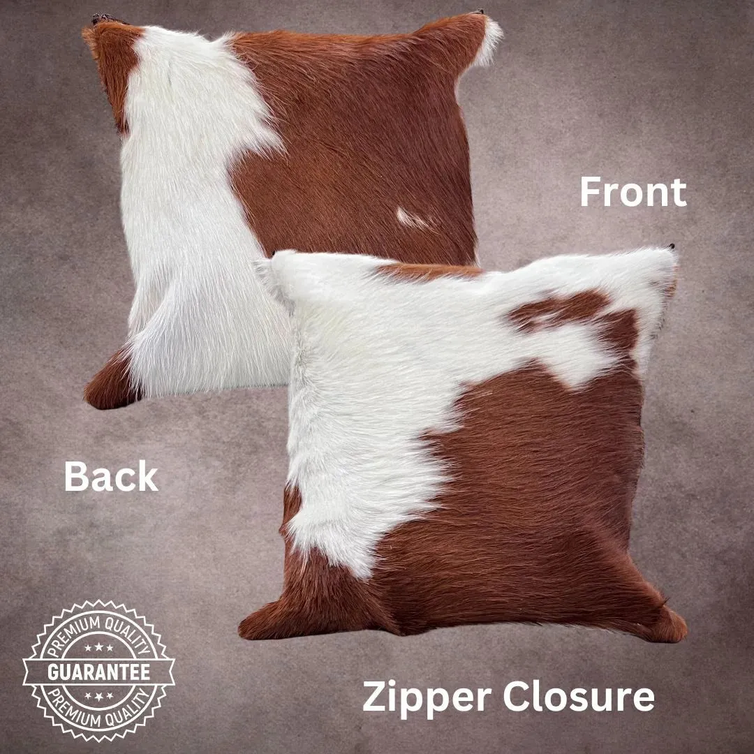 Black and White Cowhide Pillow Cover---PL115