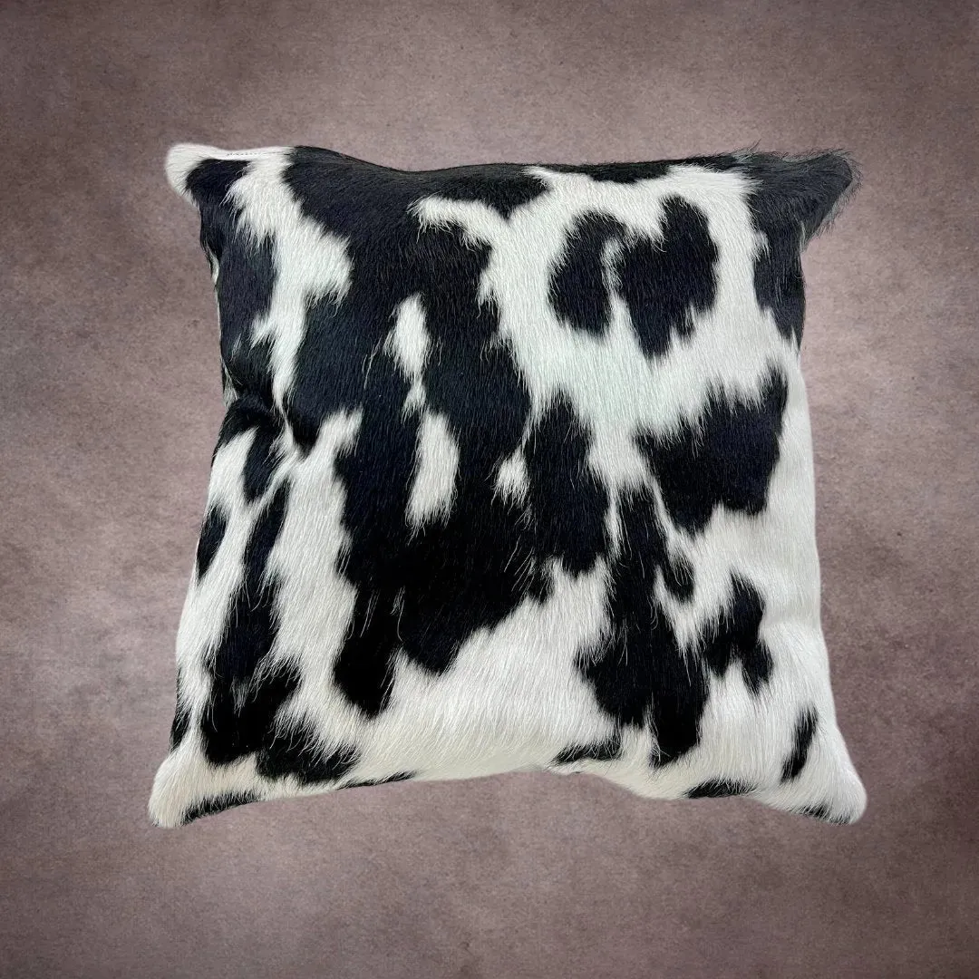 Black and White Cowhide Pillow Cover---PL144