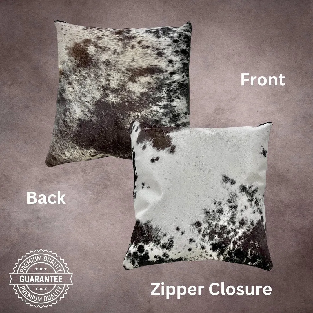 Black and White Cowhide Pillow Cover---PL149