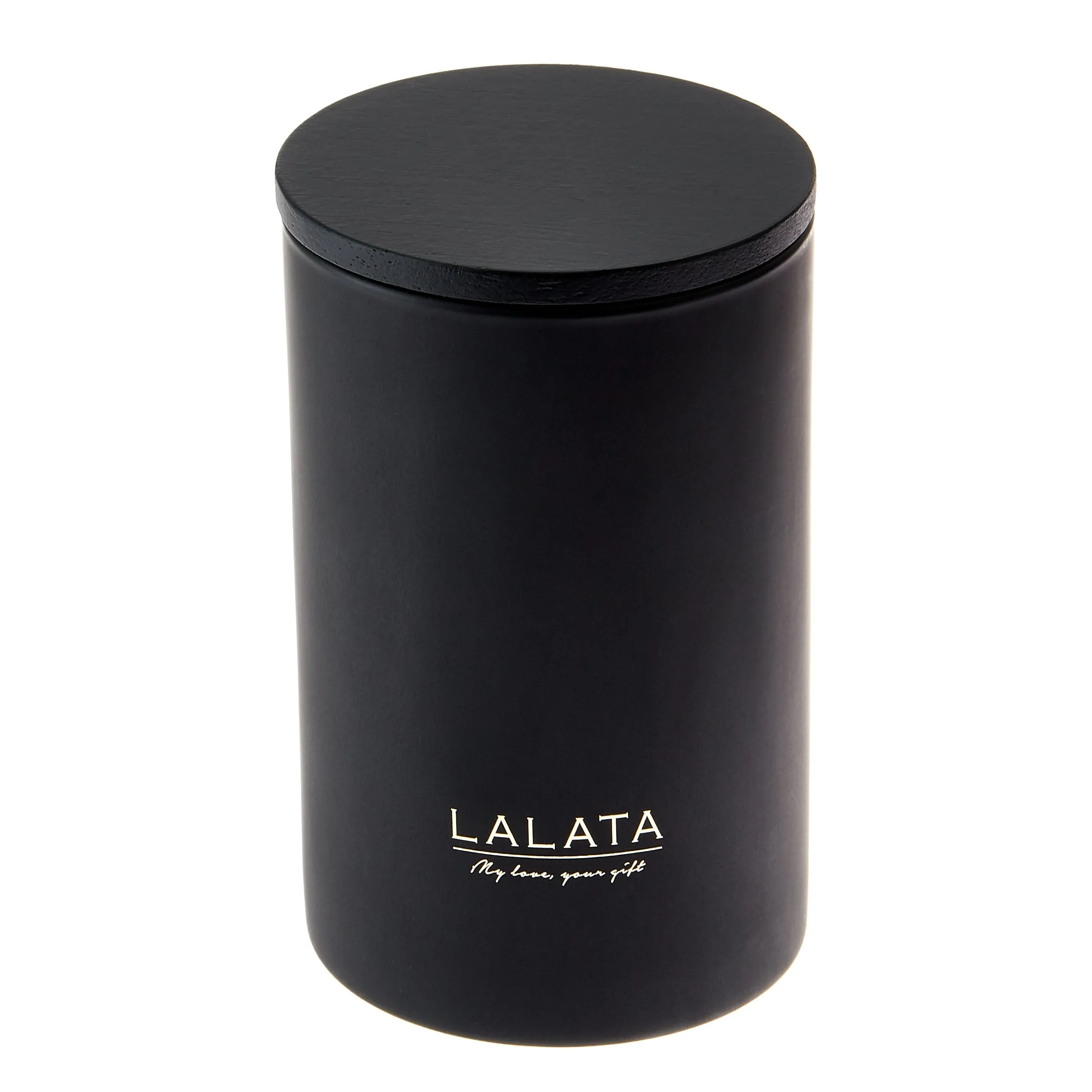 Black Candle - Scented Eucalyptus Lavender