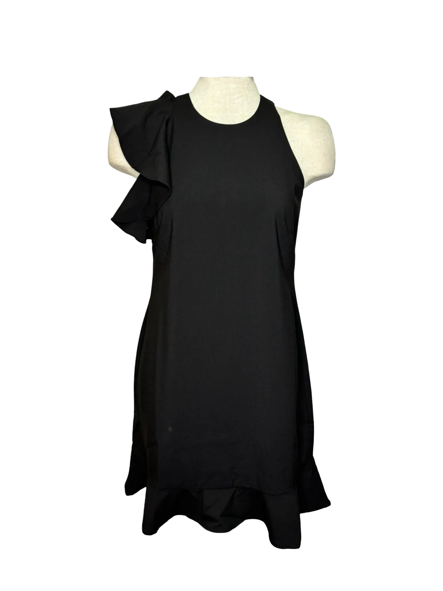 Black Flutter Dress
