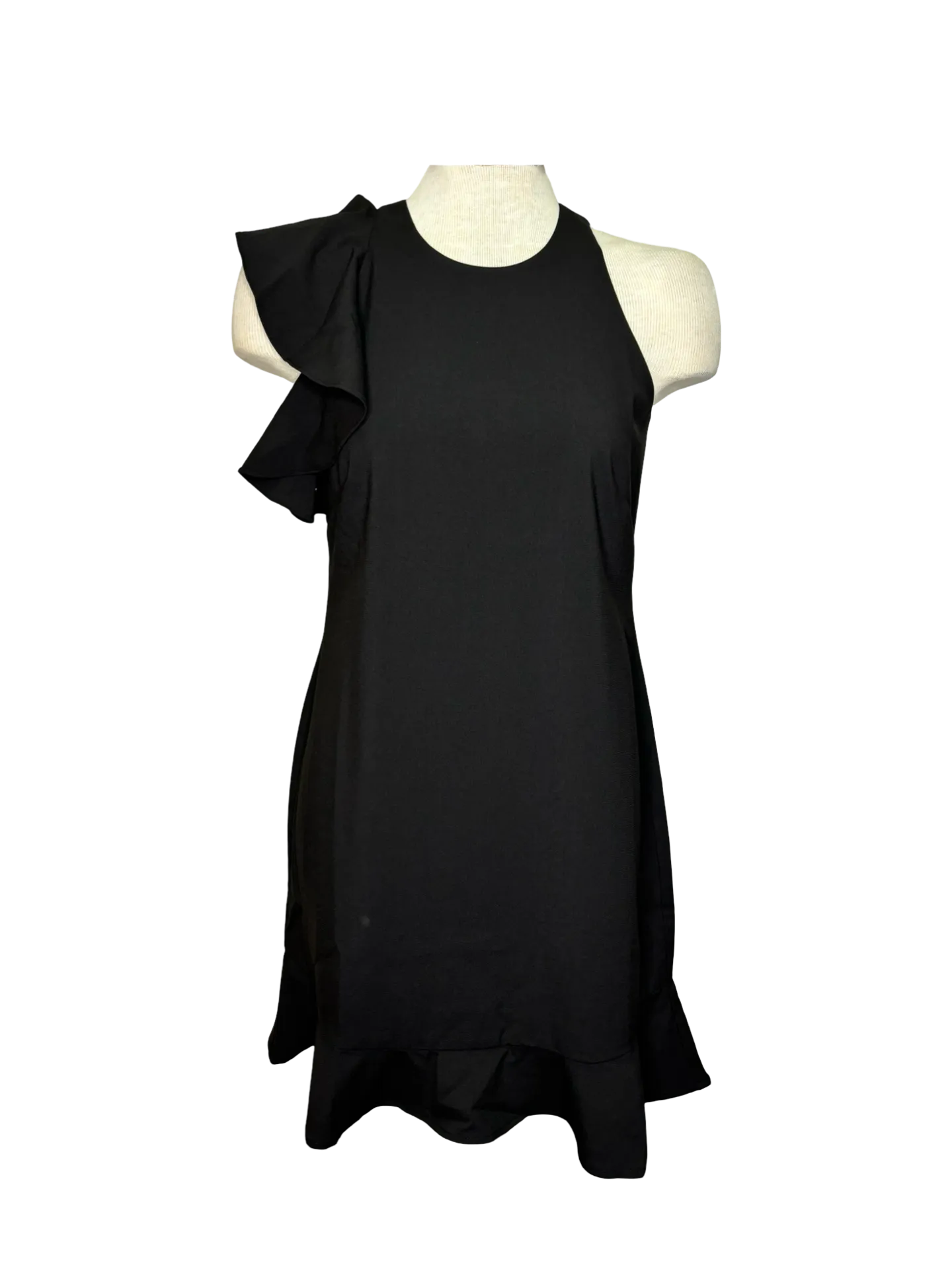 Black Flutter Dress