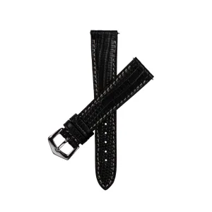 Black Lizard Watch Strap