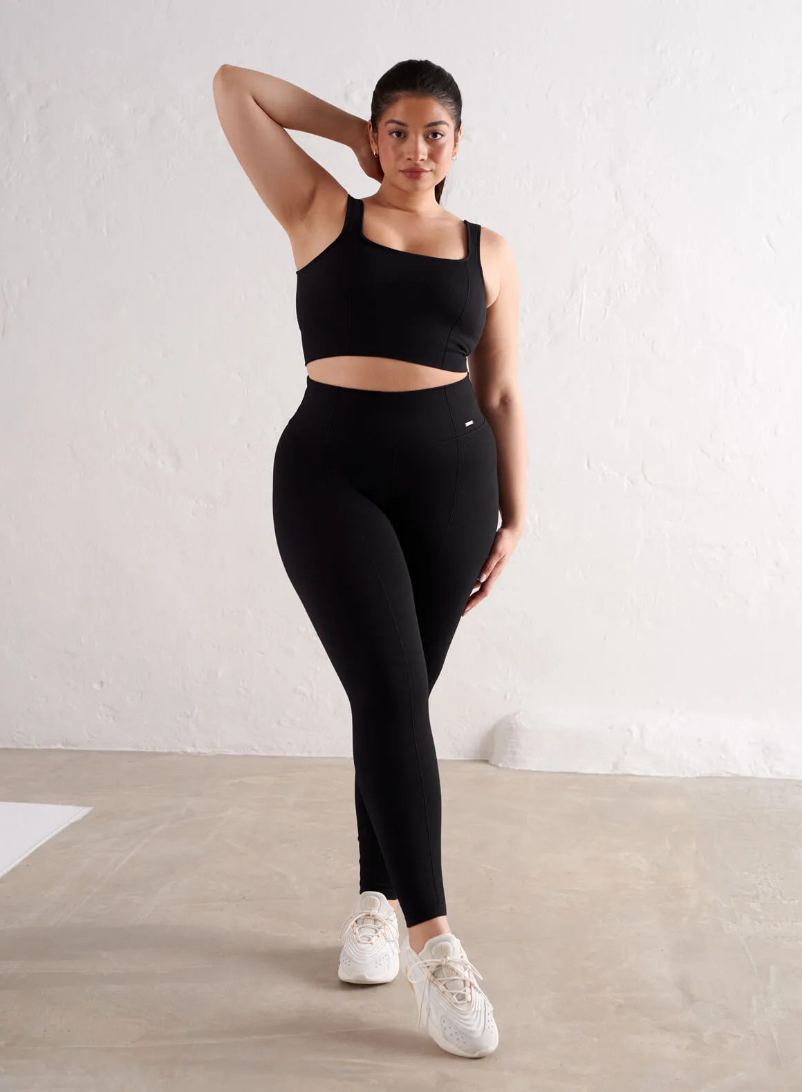 Black Luxe Seamless Tights