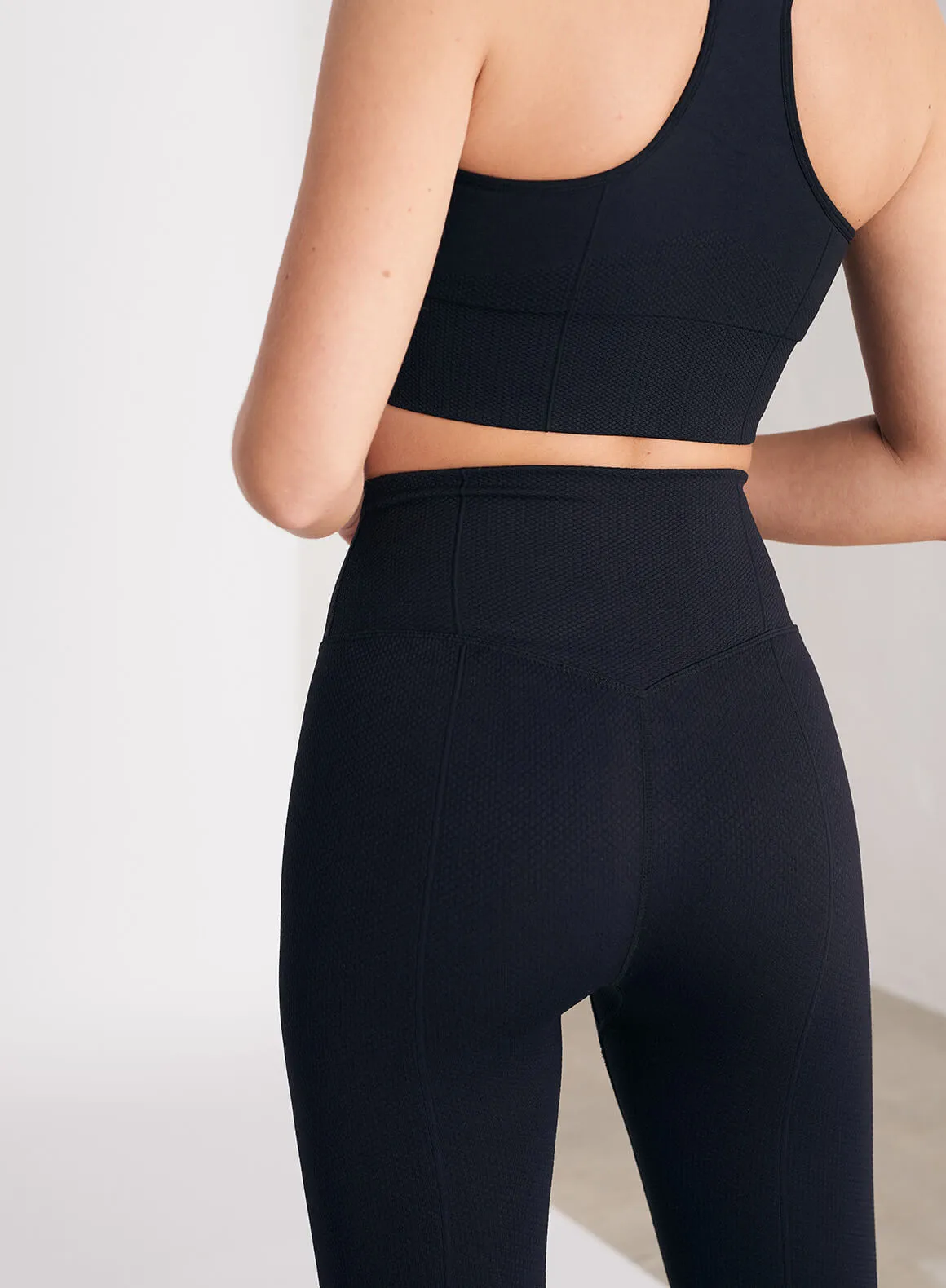 Black Luxe Seamless Tights