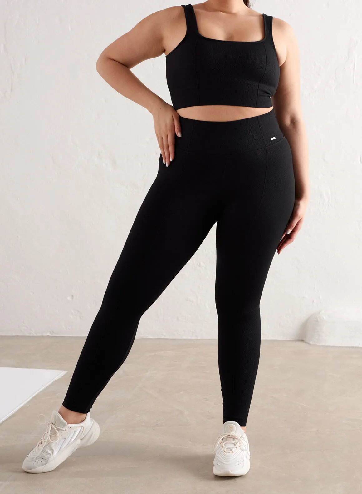Black Luxe Seamless Tights