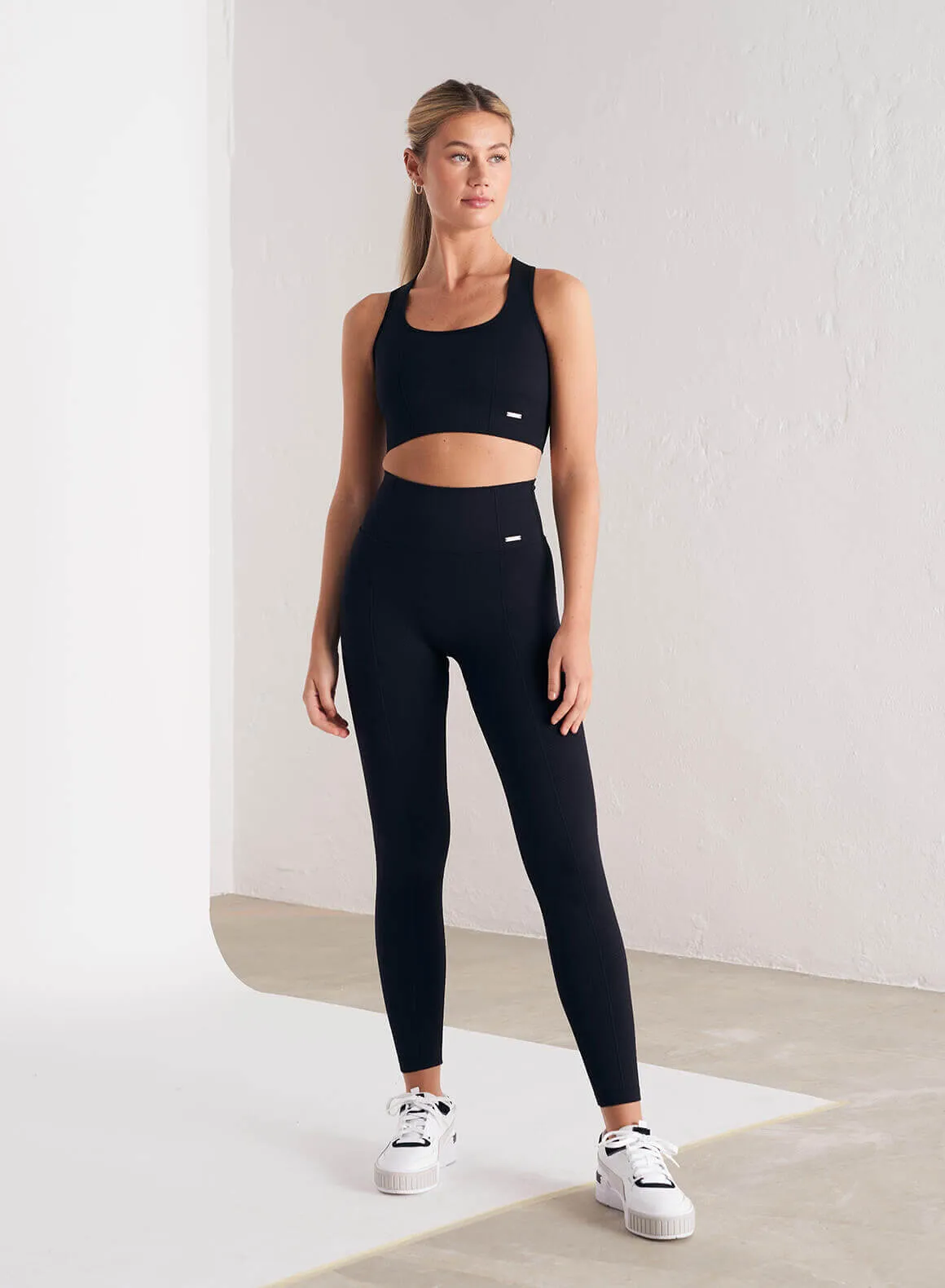 Black Luxe Seamless Tights
