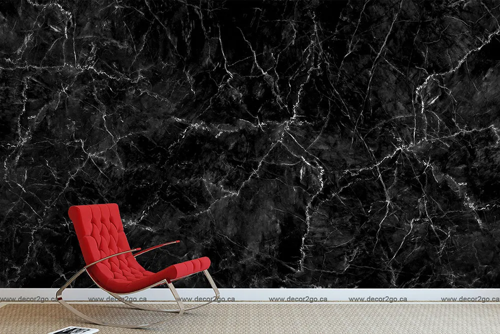 Black Marble Wallpaper Mural