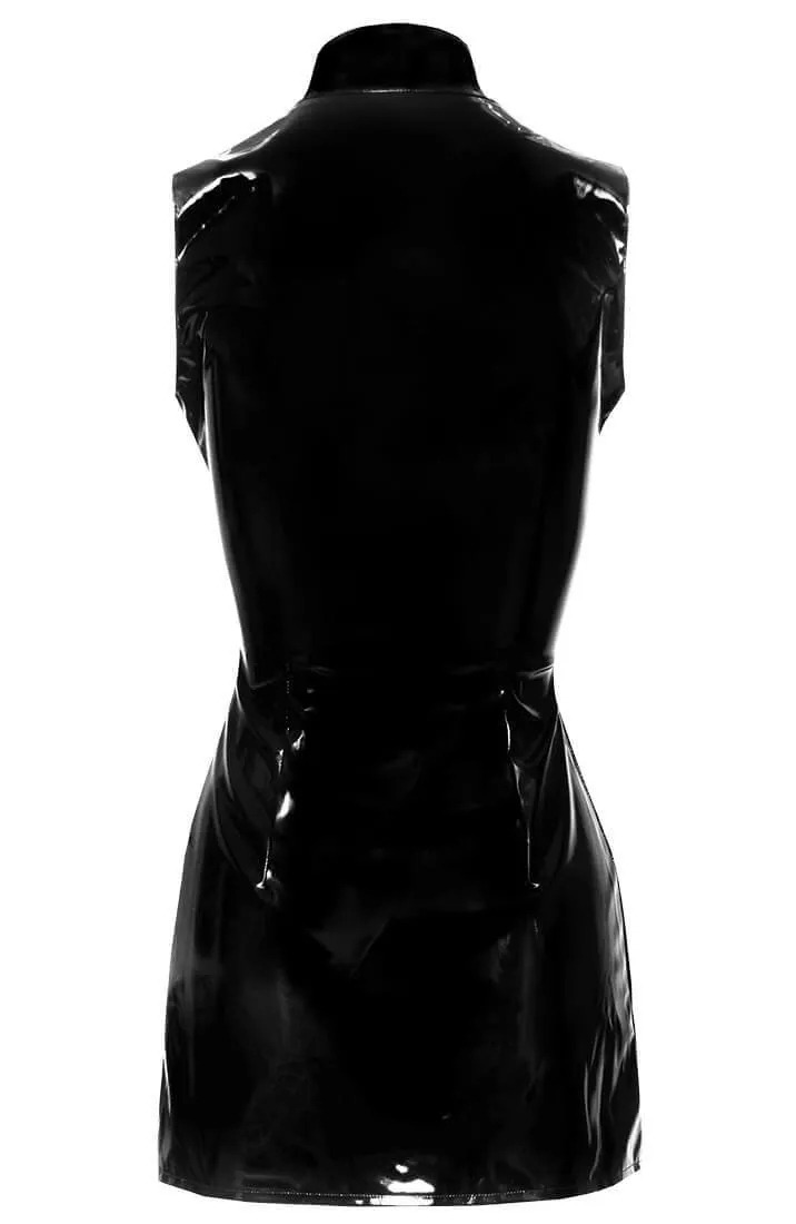 Black vinyl dress - Handle It Quietly
