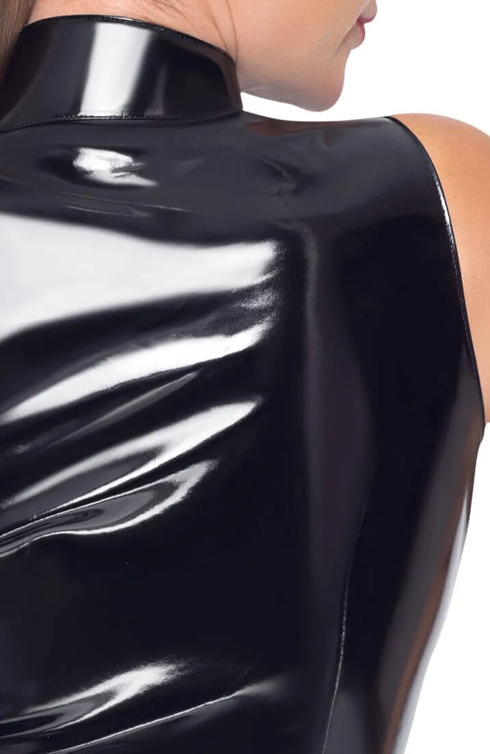 Black vinyl dress - Handle It Quietly