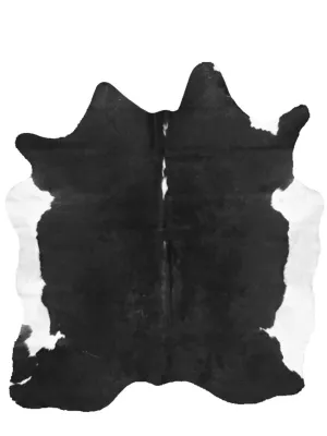 Black with White Edge Premium Brazilian Hide, XL CH73N DZ