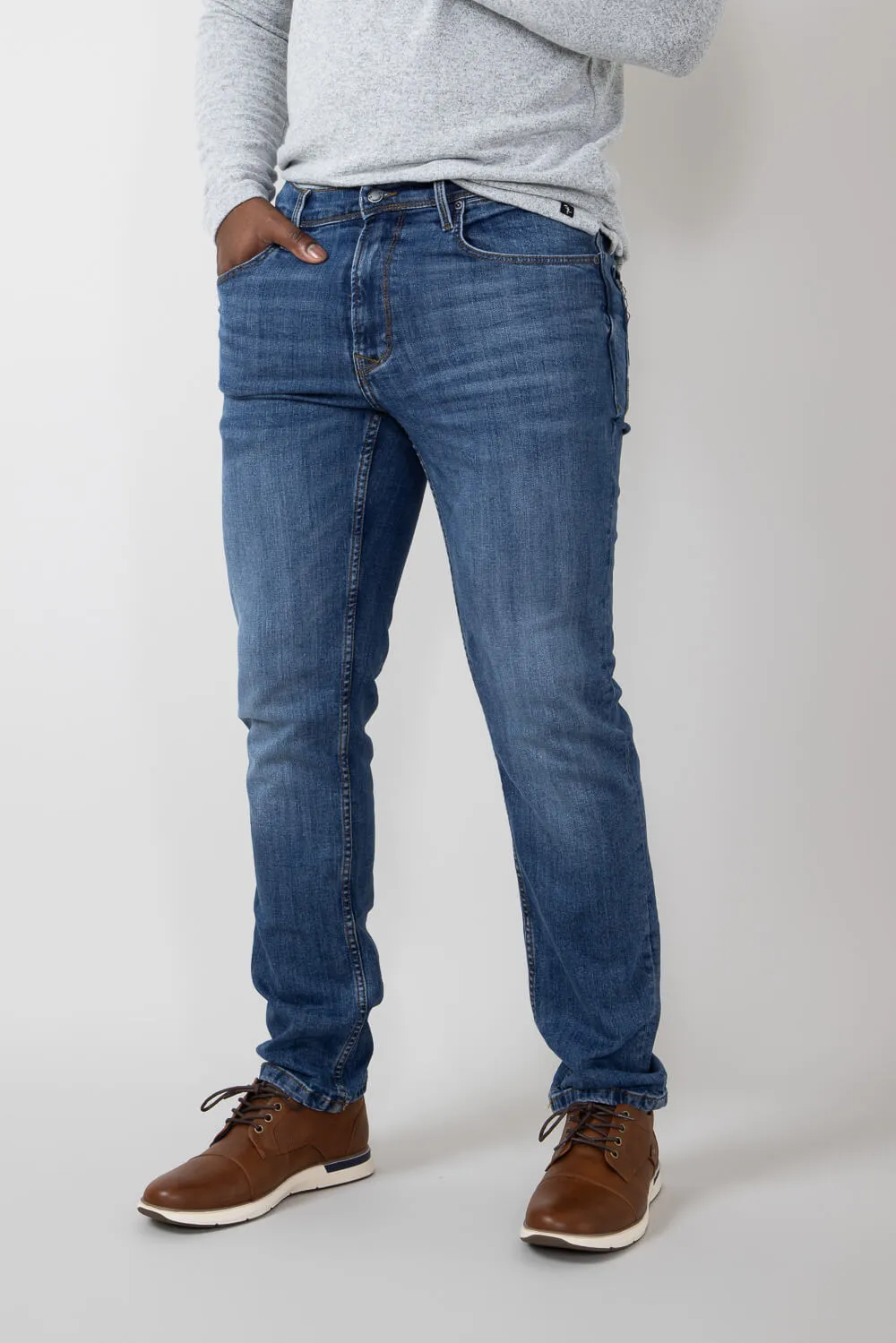 Blend Rock Fit Jeans for Men in Medium Denim | 700069-76117