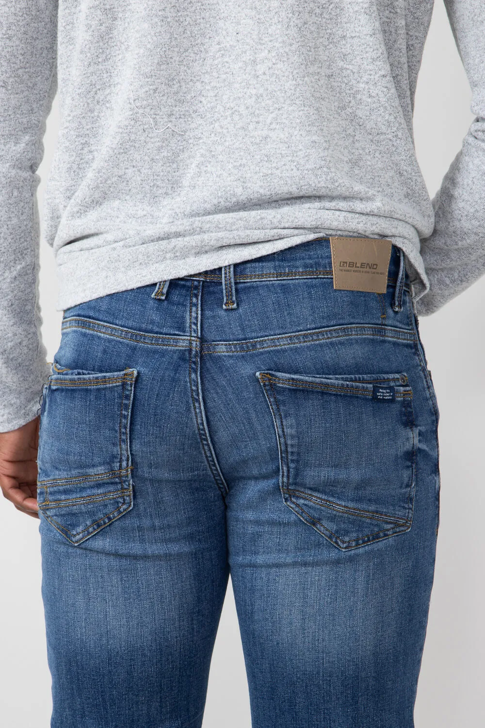 Blend Rock Fit Jeans for Men in Medium Denim | 700069-76117