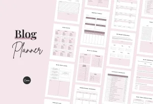 Blog Planner Canva Template