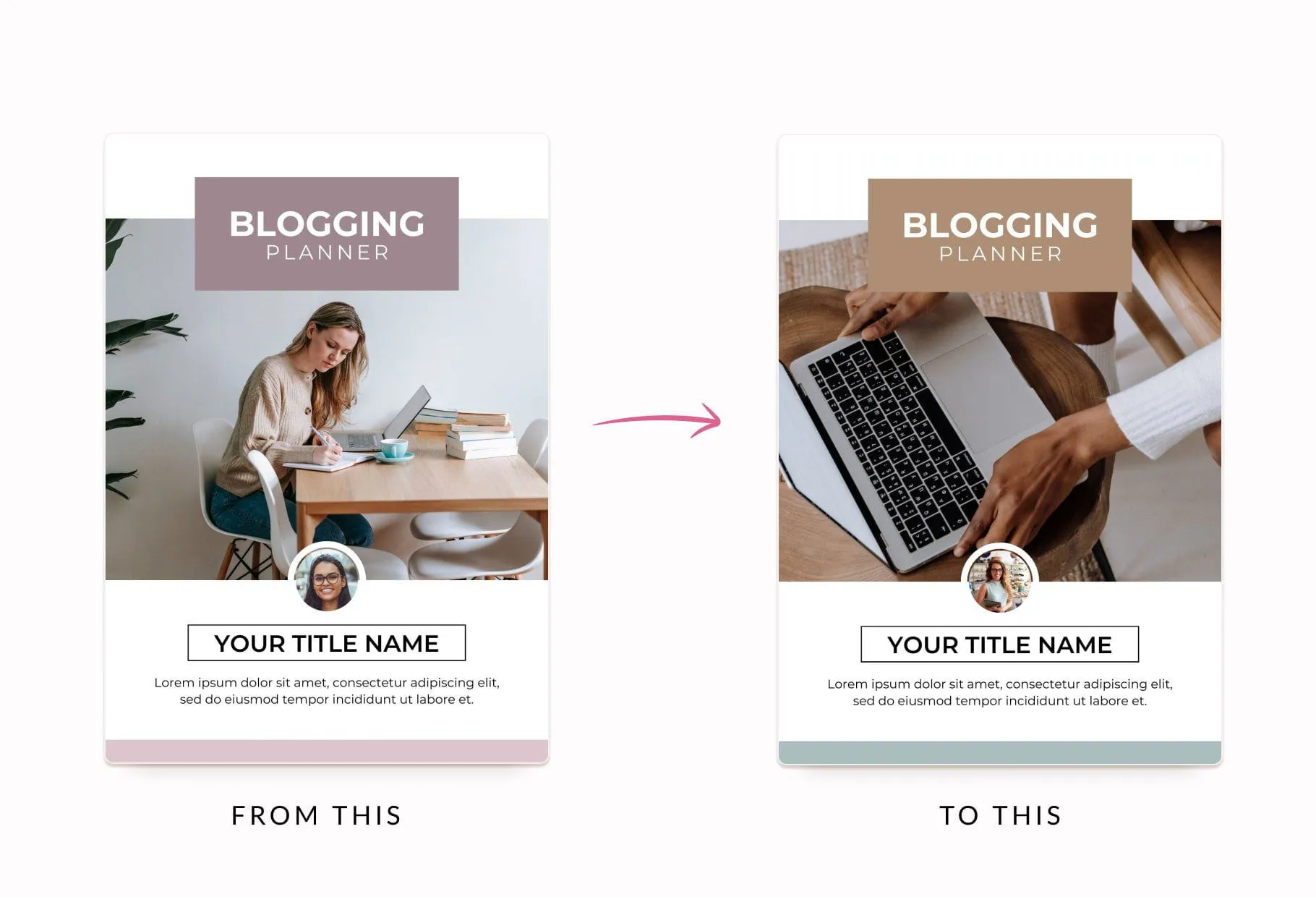Blog Planner Canva Template