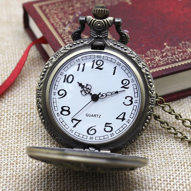 Blooming Flowers Pocket Watch