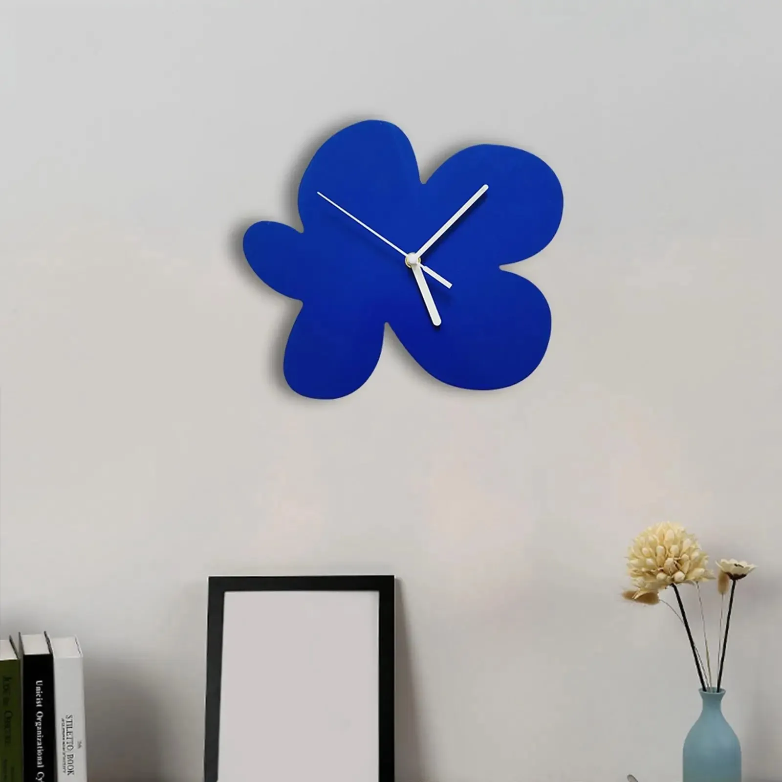 BloomTime | Chic Floral Wall Clock