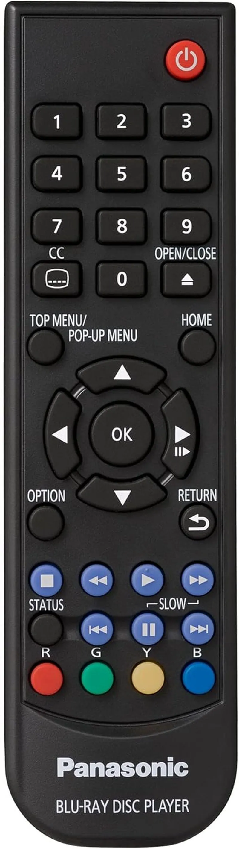 Blu Ray DVD Player with Full HD Picture Quality and Hi-Res Dolby Digital Sound, DMP-BD84P-K, Black