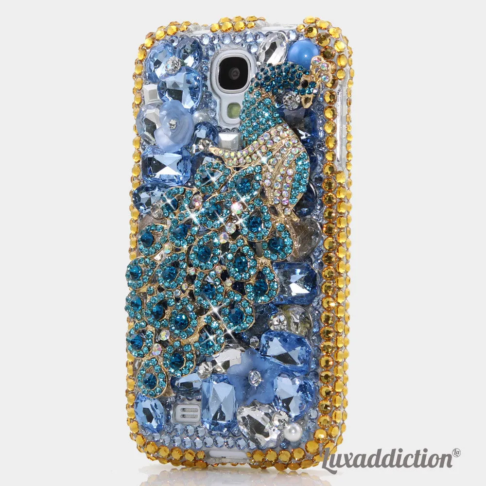 Blue and Brass Peacock Design (style 717)