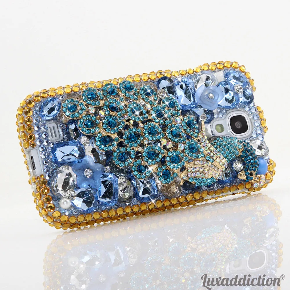 Blue and Brass Peacock Design (style 717)